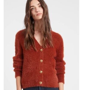 NWT Banana Republic Burnt Orange Cardigan